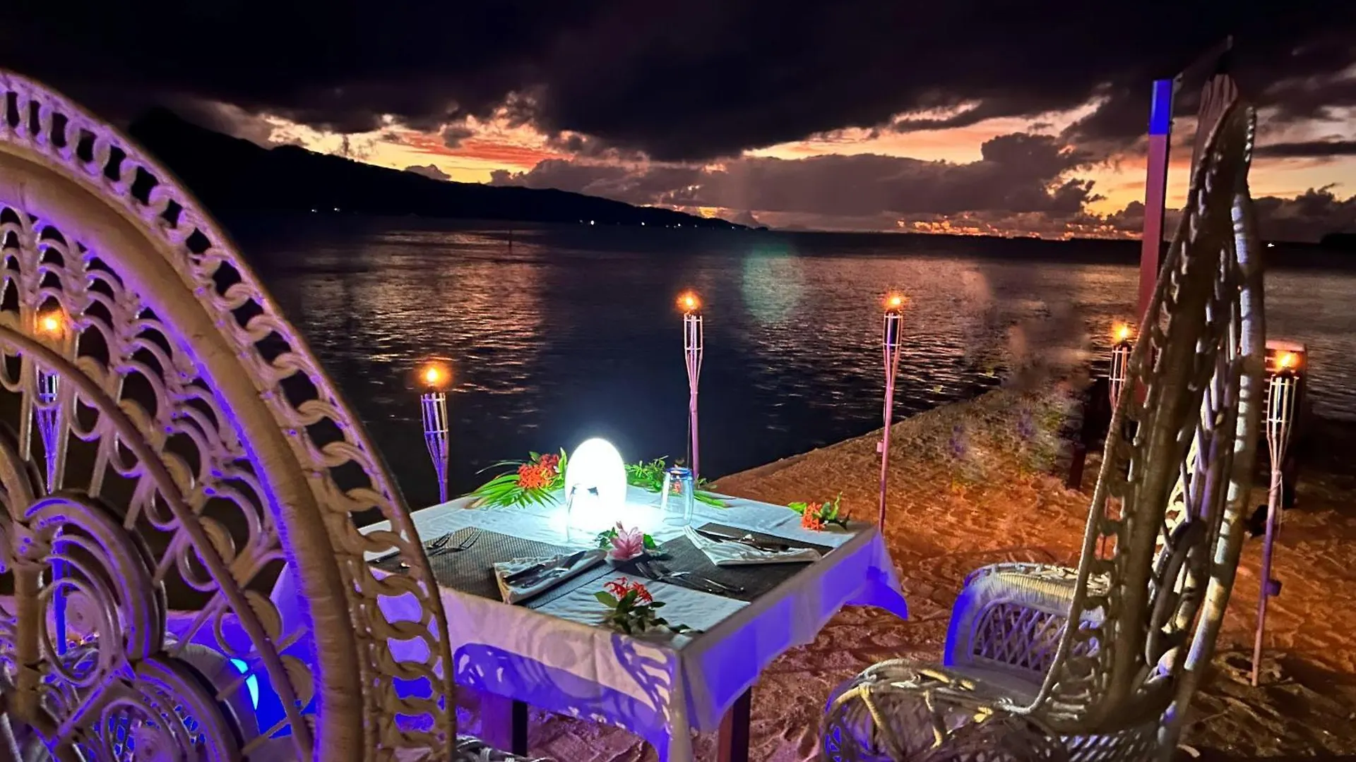 Hotel Eden Private Island Tahaa Patio