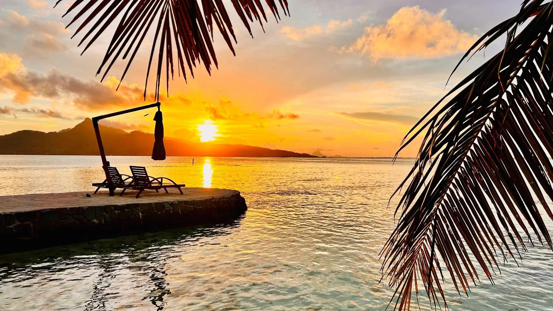 ****  Hotel Eden Private Island Tahaa Patio  Polinesia Francese