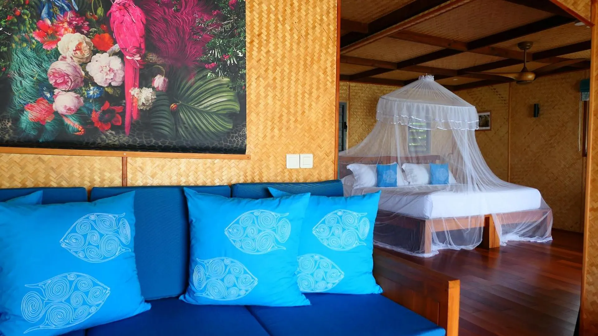 Hotel Eden Private Island Tahaa Patio