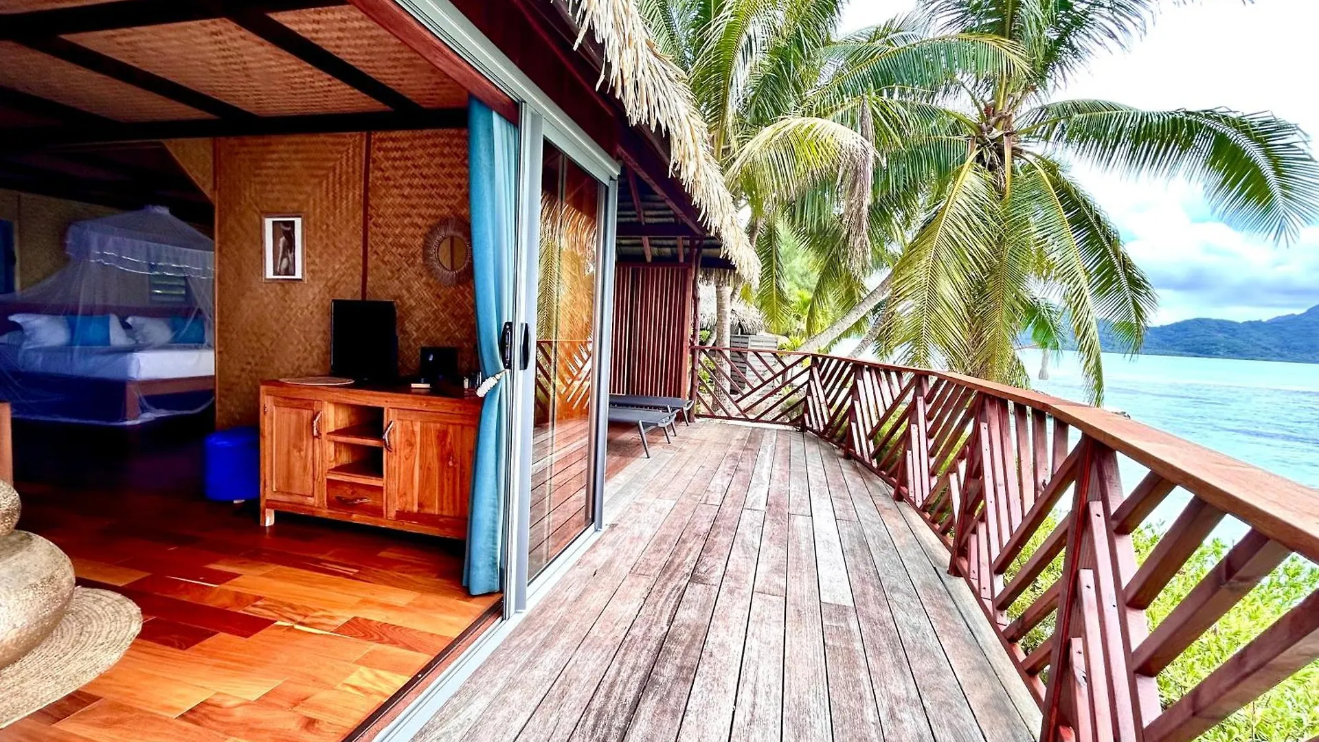 Hotel Eden Private Island Tahaa Patio