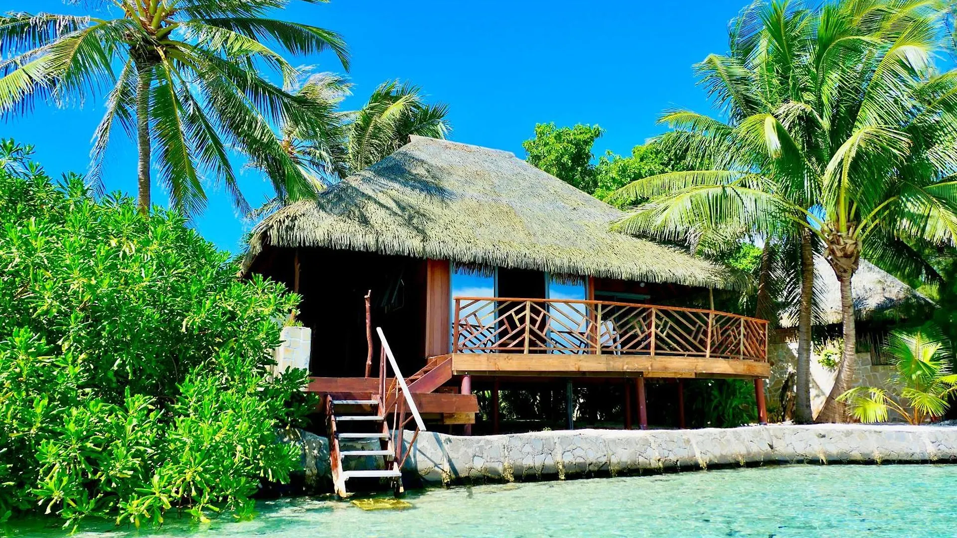 ****  Hotel Eden Private Island Tahaa Patio  Polinesia Francese