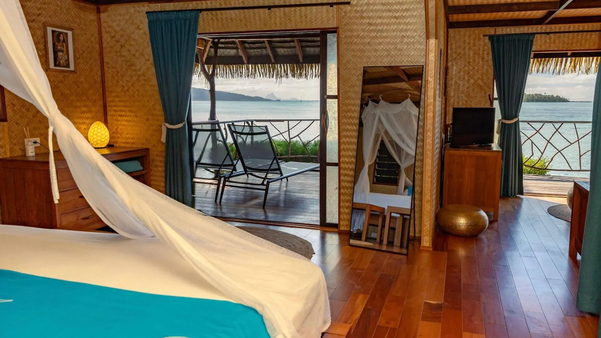 Hotel Eden Private Island Tahaa Patio  Polinesia Francese